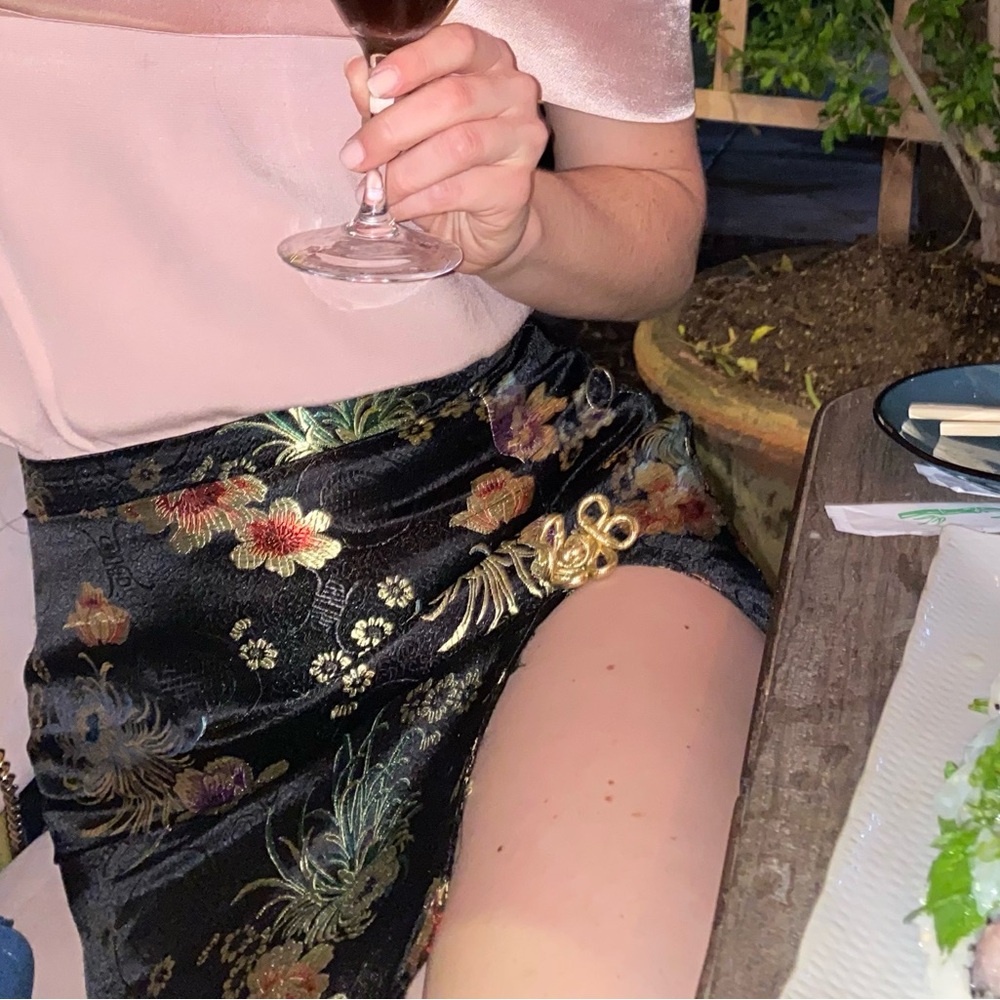 Qipao Style Mini Skirt